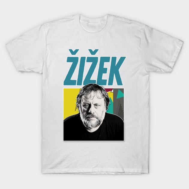 Slavoj Žižek #4 - Aesthetic Tribute Design T-Shirt by DankFutura